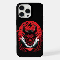 Satan Evil Face | Demon Head Graphic Design