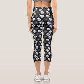 Satan-Fluch Capri Leggings (Rückseite)