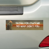 satan folgt mir autoaufkleber (Auf Auto)