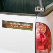 satan folgt mir autoaufkleber (Auf Lkw)