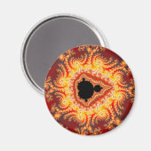 Satan - Fraktal Magnet (Vorderseite/Rückseite)