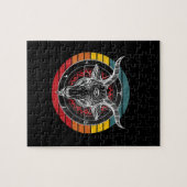 Satan Goat, Ziegengeschenk Puzzle (Horizontal)