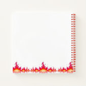 Satan in hohen Absätzen | Funny Zitat Notizbuch (Rückseite)