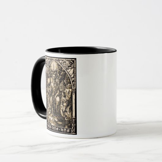 Satan inthronisierte tasse (Vorderseite Links)