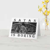 SATAN is BORING Bulk Karte (Gelbe Blume)