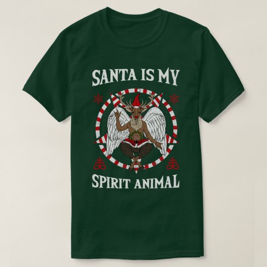 Satan ist mein Geisttier 6 T-Shirt (Design vorne)