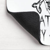 Satan ist mein Held Halloween-Kostümdesign Mousepad (Ecke)