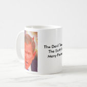 SATAN, Joe Riley, die Teufel TravelsThe Erde in… Kaffeetasse (Vorderseite Links)