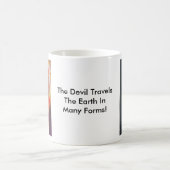 SATAN, Joe Riley, die Teufel TravelsThe Erde in… Kaffeetasse (Mittel)