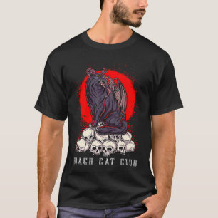 Satan Katze Satanisch Dämonisch Teufel Kätzchen 66 T-Shirt