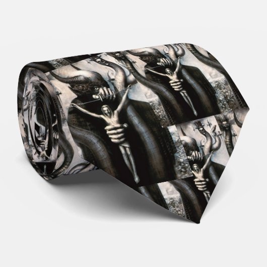 Satan Krawatte (Gerollt)