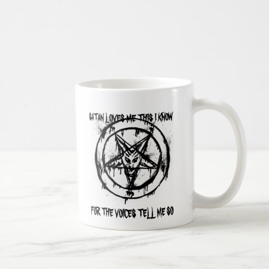 Satan Lieben ich Tasse (Rechts)