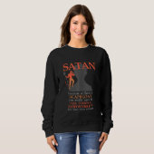 Satan Lieben Me Baphomet Devil 666 Scapegoat Agnos Sweatshirt (Vorne ganz)