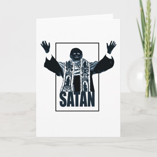 SATAN Pope Karte (Vorderseite)
