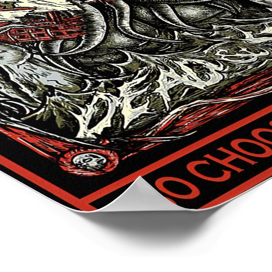 Satan Poster Alles wird Sie umbringen Dekoration z (Ecke)