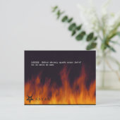 SATAN POSTKARTE (Stehend Vorderseite)