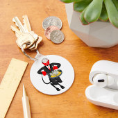 Satan Roasts Sinners Evil Schlüsselanhänger