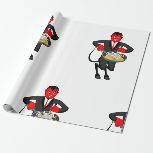 Satan Roasts Sinners Geschenkpapier (Ungerollt)