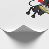 Satan Roasts Sinners Geschenkpapier (Ecke)