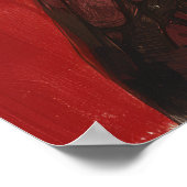 Satan Saint Hyper Realism Ölgemälde P Poster (Ecke)