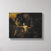 Satan, Sin und Tod Leinwanddruck (Vorderseite)