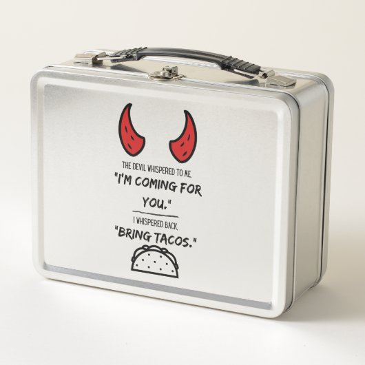 Satan Tacos Lunch Box (Vorderseite)