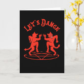 Satan Tance Baphomet Occult Satanismus Karte (Gelbe Blume)