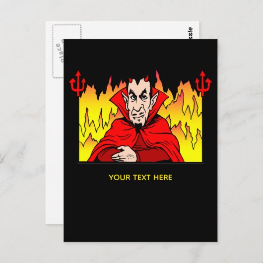 Satan the Devil Postkarte (Vorne/Hinten)