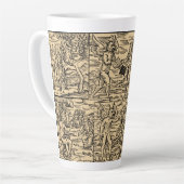 Satan und seine Hexen Collage 17oz Latte Tasse (Linke Ecke)