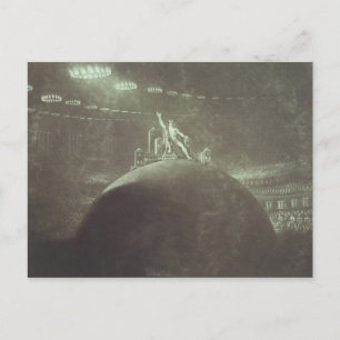 Satan unter Vorsitz des Höllenrats, 1824 Postkarte