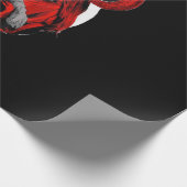 Satan-Ziege-Geschenk Geschenkpapier (Ecke)