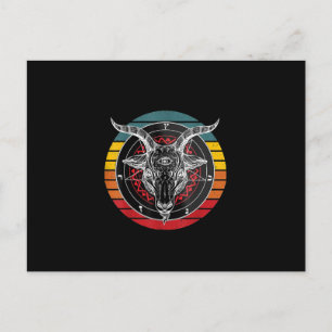 Satan Ziege, Ziegen Geschenk Postkarte