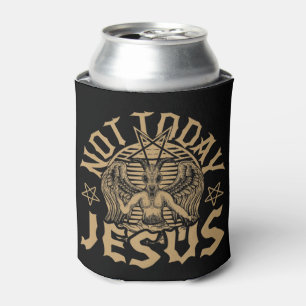 Satanic Baphomet Satan heute nicht Jesus tank oben Dosenkühler