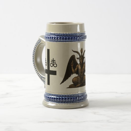 Satanic Bierglas (Vorderseite Links)