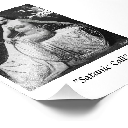 Satanic Call Fotodruck (Ecke)