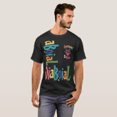 Satanic Design Basic Dark T - Shirt 👕 ✅ (Vorne ganz)