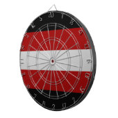 Satanic Flag (Satanismus) Dartscheibe (Vorderseite rechts)