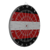 Satanic Flag (Satanismus) Dartscheibe (Vorderseite Links)