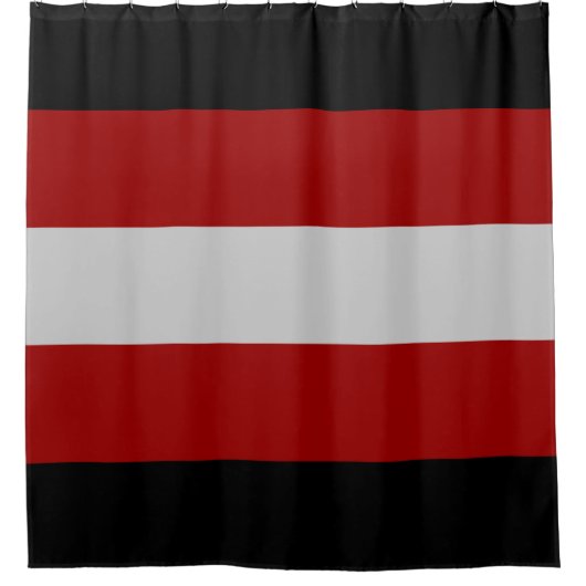 Satanic Flag (Satanismus) Duschvorhang (Vorderseite)