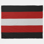 Satanic Flag (Satanismus) Fleecedecke (Vorderseite (Horizontal))