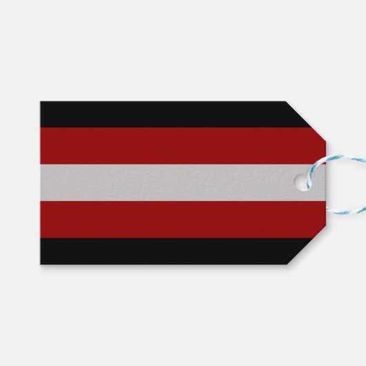Satanic Flag (Satanismus) Geschenkanhänger (Vorderseite (Horizontal))