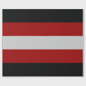Satanic Flag (Satanismus) Geschenkpapier (Flach)
