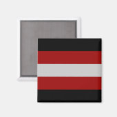 Satanic Flag (Satanismus) Magnet (Vorderseite/Rückseite)