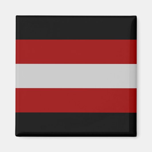 Satanic Flag (Satanismus) Magnet (Vorne)
