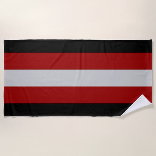 Satanic Flag (Satanismus) Strandtuch (Vorderseite)
