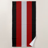 Satanic Flag (Satanismus) Strandtuch (Vorderseite)