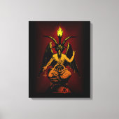 Satanic Goat on Stretched Leinwand (Vorderseite)