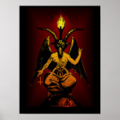 Satanic Goat Wall Art 18x24 Poster (Vorne)