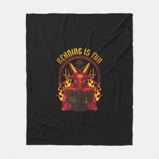 Satanic Pagan Goat Premium Fleecedecke