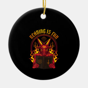 Satanic Pagan Goat Premium Keramik Ornament